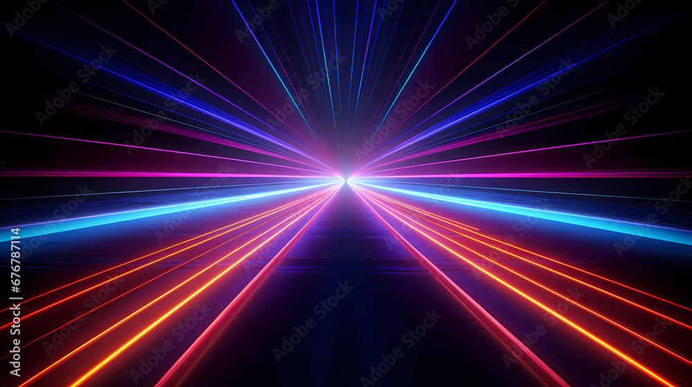 3D render, abstract geometric background of neon linear ring glowing in the dark, minimalist futuristic wallpaper 3D render, abstract geometric background of neon linear ring glowing in the dark, minimalist futuristic wallpaper