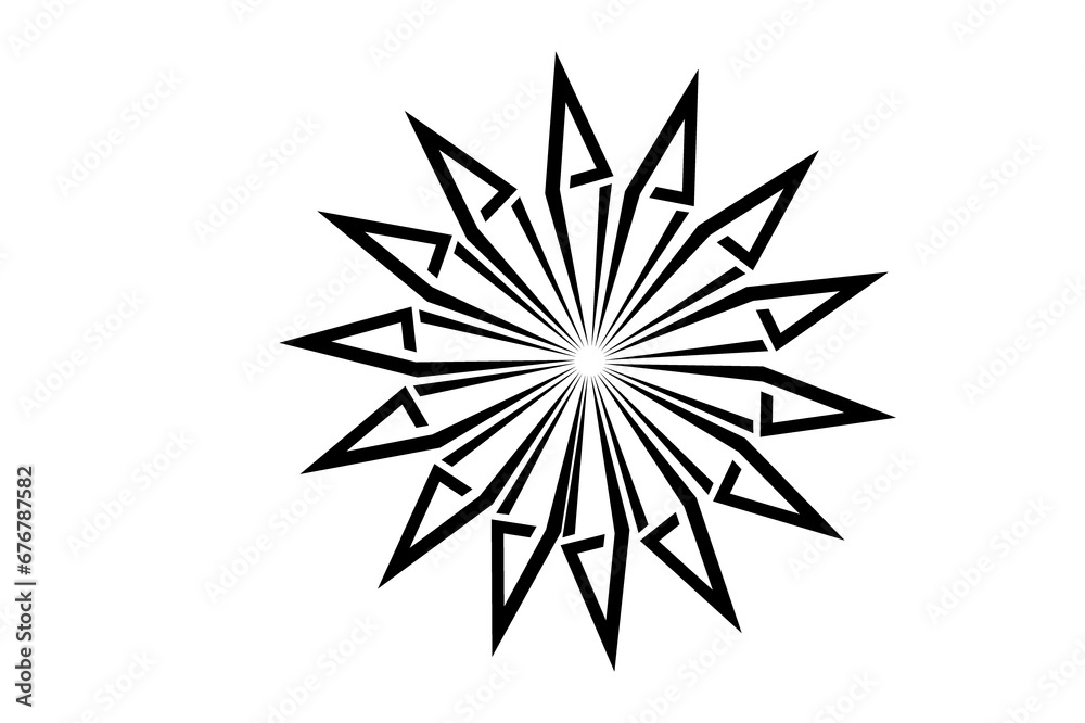 Sun Ornament With Transparent Background Sun Ornament With Transparent Background