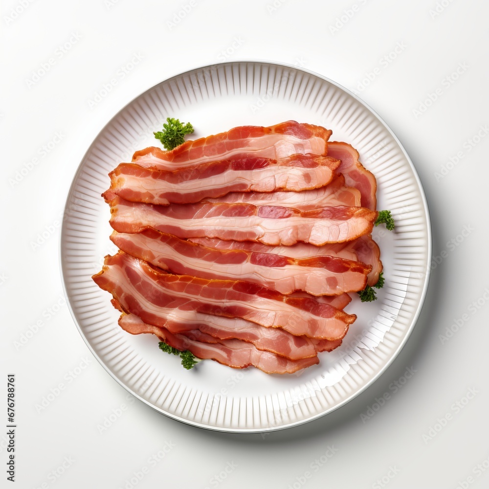 Sizzling Sensation: Tempting Bacon Creations in Food Imagery
