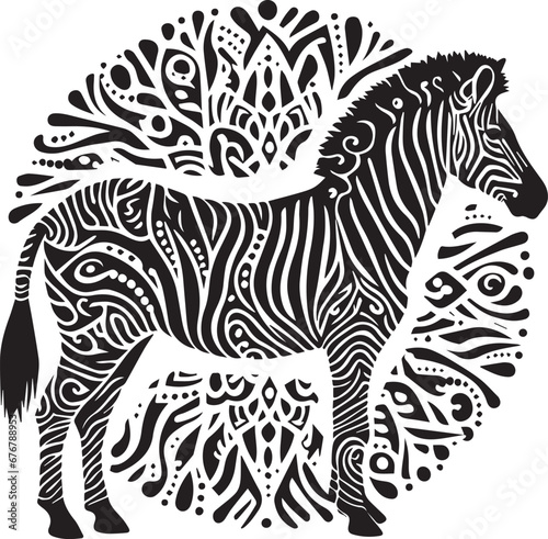 Zebra Silhouettes SVG EPS PNG