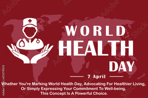 World Health Day Creative Concept: Embracing Wellness