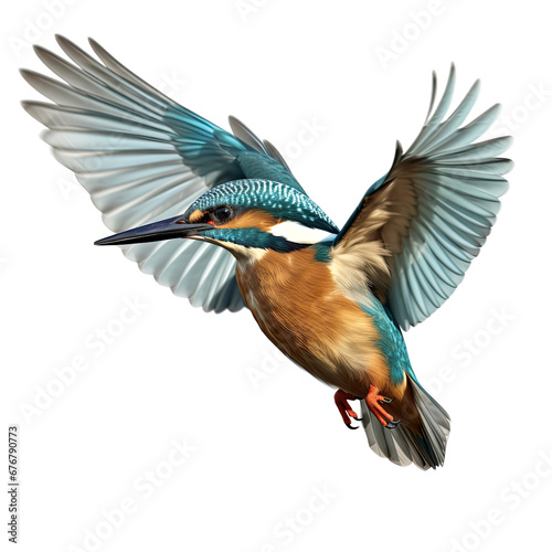 Hummingbird isolated on transparent background cutout PNG