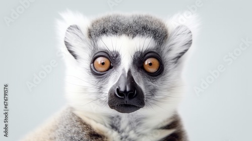 A portrait photograph of a Lemur Ai generative © Abonti