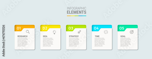 Business infographic design icons options or steps
