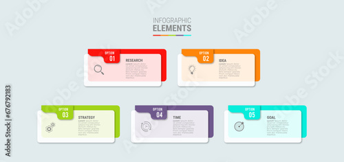 Business infographic design icons options or steps