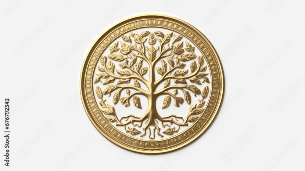 Simple yet elegant royal seal that represents a New era Ai generative Simple yet elegant royal seal that represents a New era Ai generative
