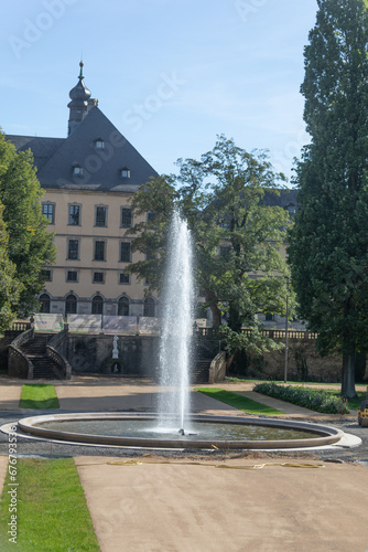 great high fountain in Fulda