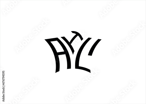 AIL Initial Monogram Letter Business And Simple Modern Logo