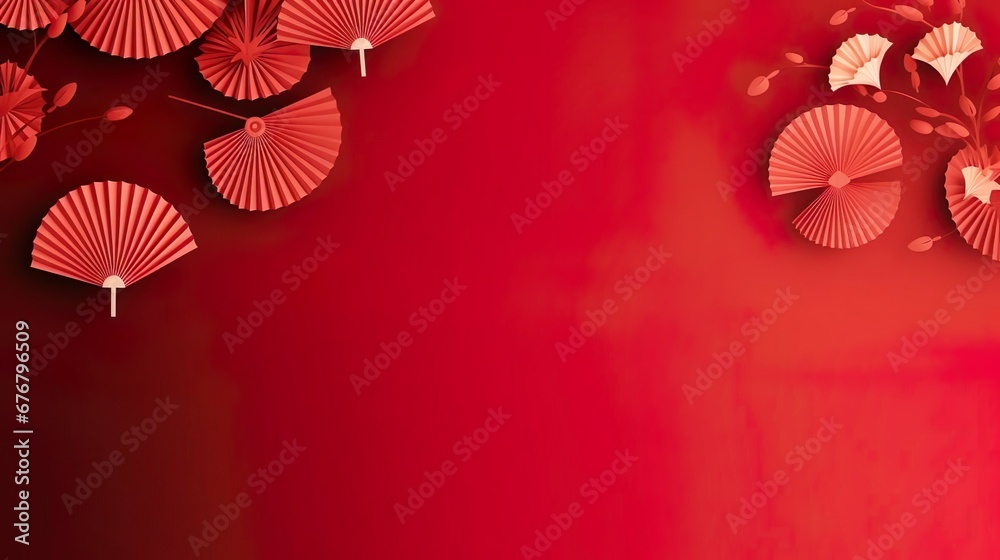 chinese lanterns with fan