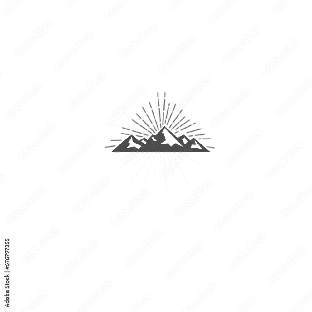 Berg Symbol - Vektor Berg Symbol - Vektor
