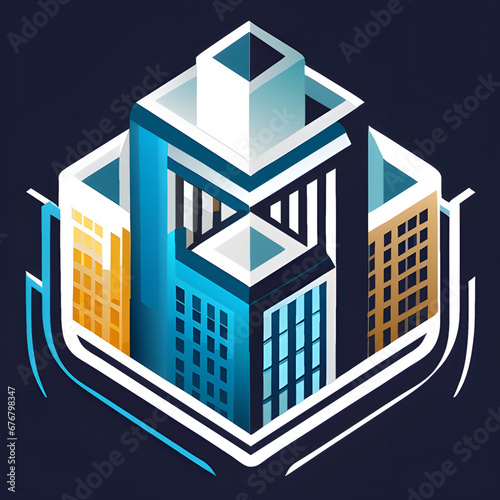 Immobilien-Logo Design  Architektonischer Meister