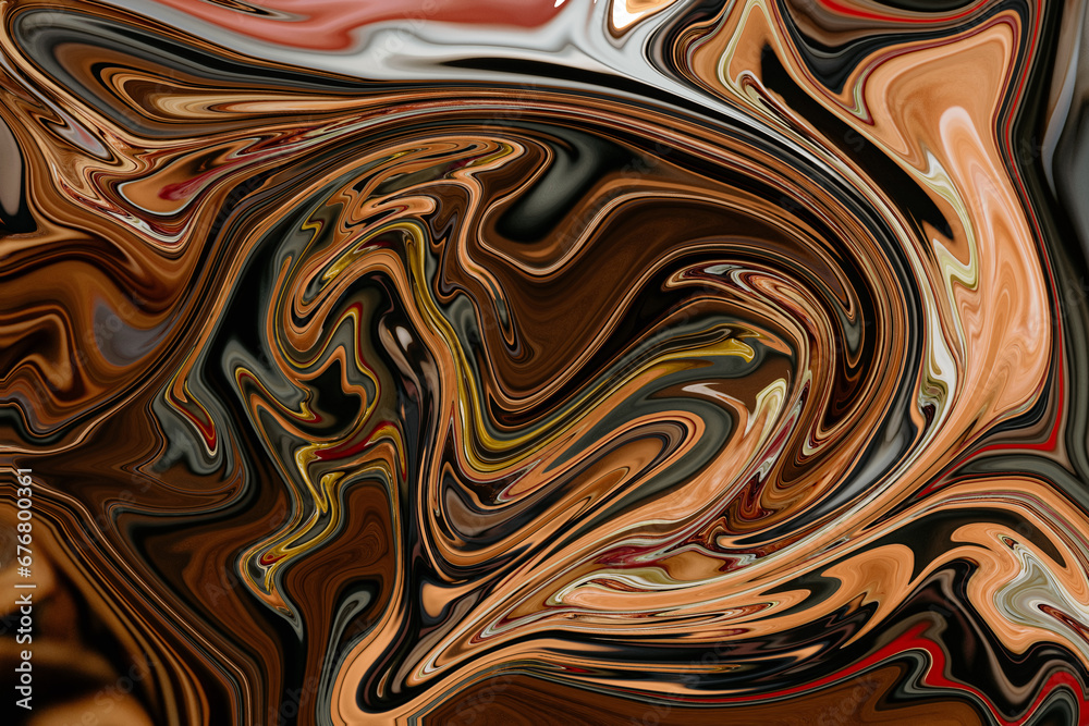 Abstract background with swirling, creating a sense of movement and depth Abstract background with swirling, creating a sense of movement and depth