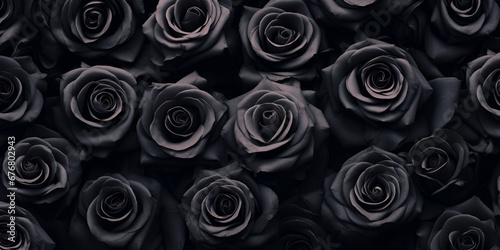 Black Roses Background,Shadowed Beauty: A Background of Mysterious Black Roses,Gothic Allure: Black Roses Creating a Captivating Background