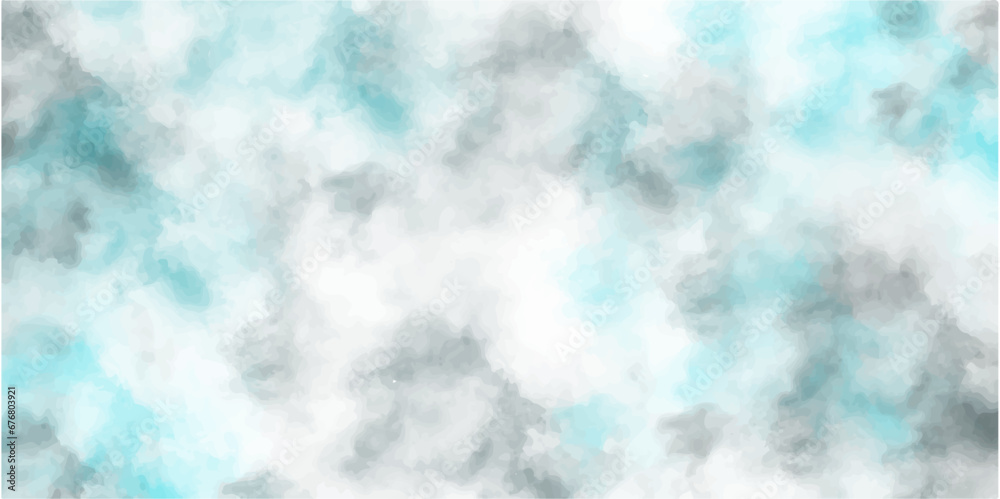 Abstract Blue-sky Watercolor background, Illustration,texture for design.Full screen art abstract illustration.cloud watercolor background painting with cloudy distressed texture and marbled grung.