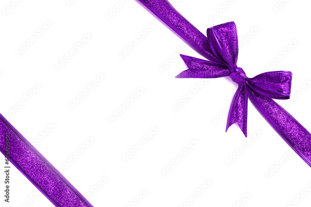 Red gift bow isolated on white background Red gift bow isolated on white background