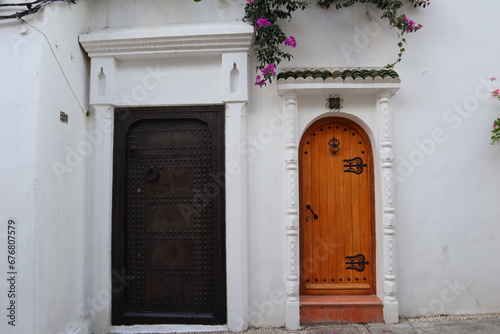 Old wooden doors, Kasbah, Tangier