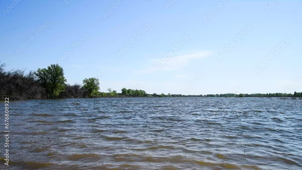 River during high water River during high water