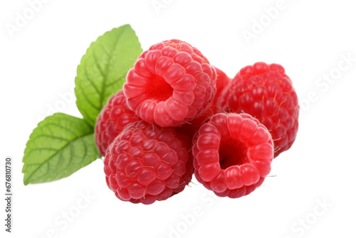 raspberry on a white transparent background