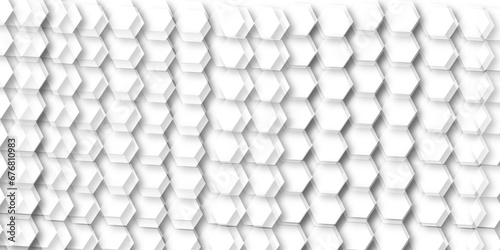 Abstract Background with hexagons.Seamless pattern Vector modern geometry hexagon.geometric mesh cell Science Technologic Hexagonal Pattern Light Conceptual Illustration and website,banner design.