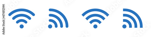 Wifi icon set