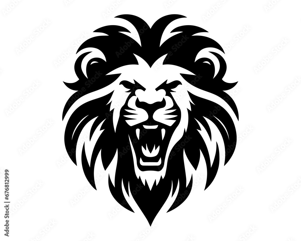 	abstract, animal, defense, design, emblem, head, heraldic, king, lion, lion head, lion logo, logo, logotype, mascot, power, pride, silhouette, strenght, style, tattoo, wild