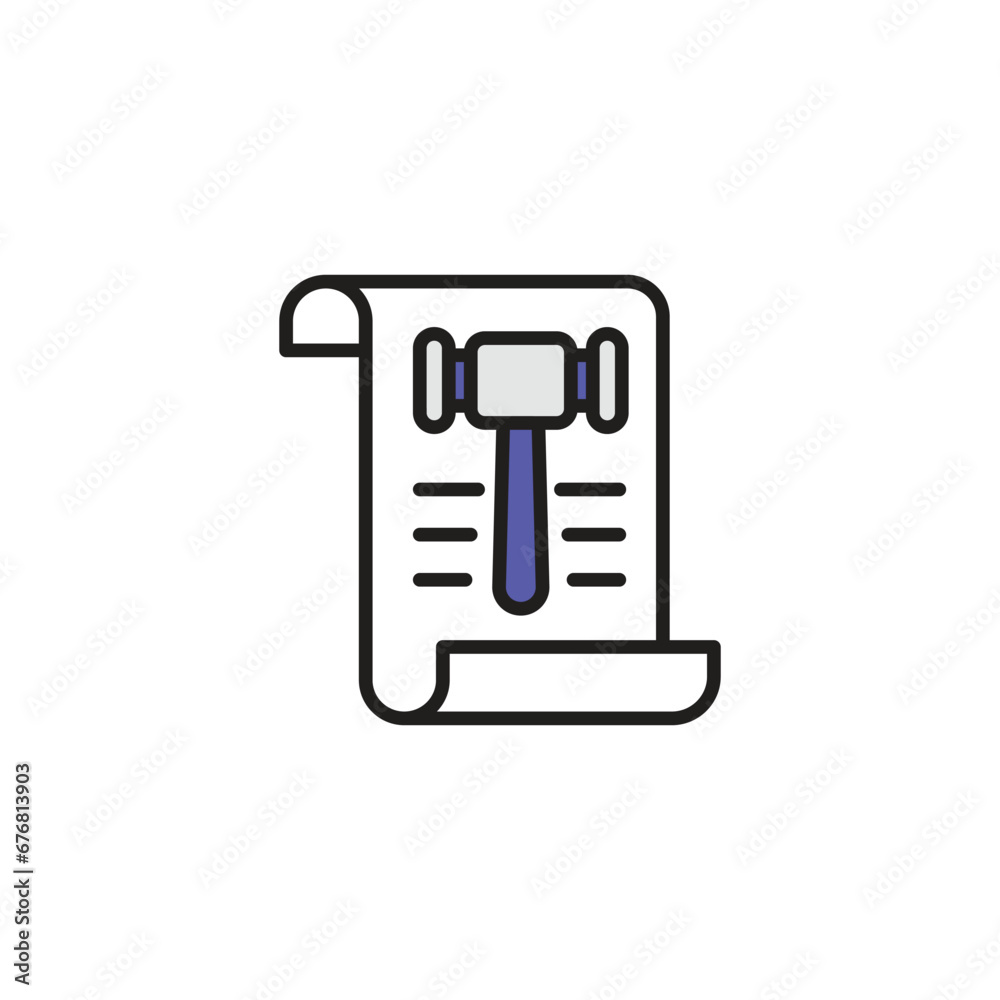 Legal icon design with white background stock illustration Legal icon design with white background stock illustration