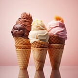 Irresistible Ice Cream Delights: Scrumptious Frozen Treats in Food Photography