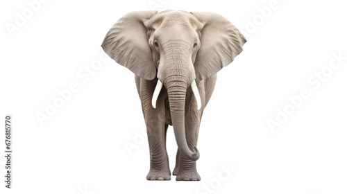 african elephant on a transparent background