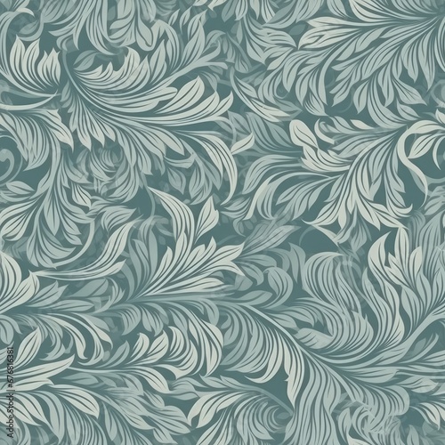 "Nature's Whisper: A Subtle Organic Symphony in Seamless Patterns." Generated Ai.