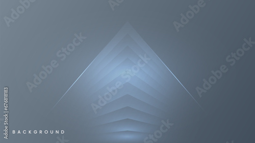 Gray geometric background overlap layer on bright space with slash effects