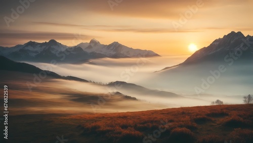 Sunrise in the mountains © Rokas