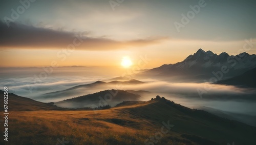 Sunrise over the mountains © Rokas