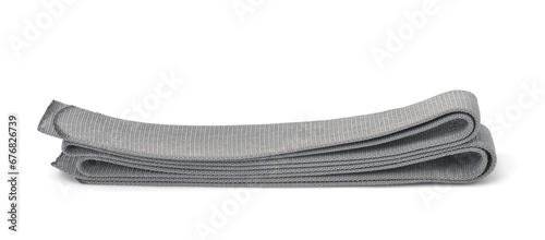 Gray nylon heavy duty webbing strap photo