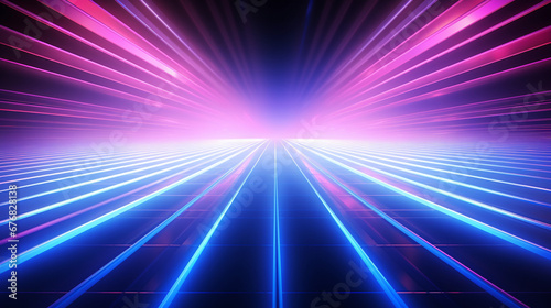 3d render. Digital ultraviolet wallpaper. abstract neon background. Glowing wave background