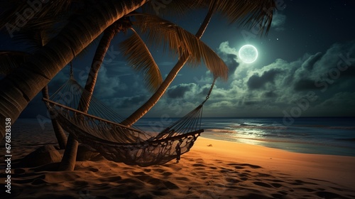 BEAUTIFUL BEACH VIEW AT NIGHT UNDER THE SUN BEAUTIFUL LANDSCAPE NATURE