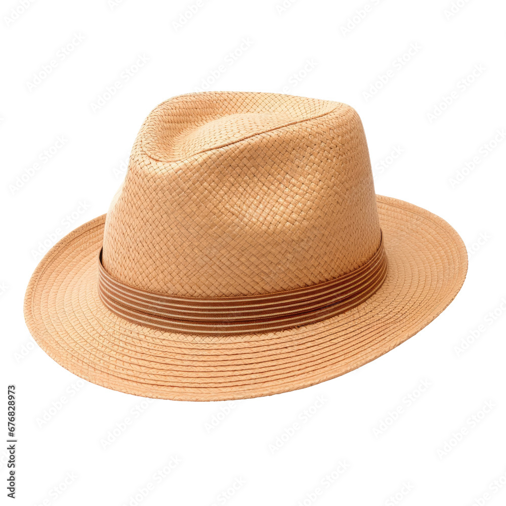 Classic Straw Hat with Natural Texture Classic Straw Hat with Natural Texture