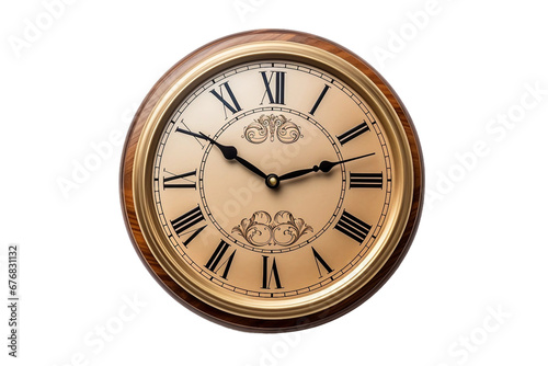 Artistic Wall Clock -on transparent background