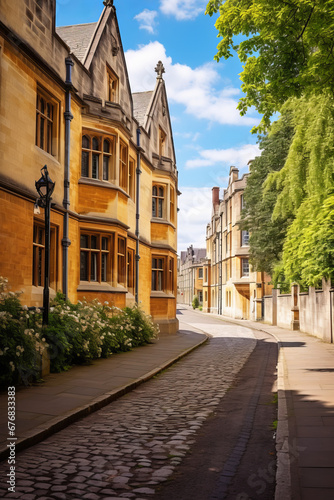 Historic buildings in the Oxford University, Oxford,England