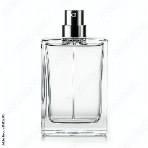 Perfume bottle isolated on white background
