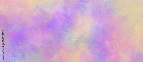 Abstract painted colorful watercolor background with soft color stains, Color splashing on paper with watercolor splashes, Beautiful and colorful soft watercolor background with multicolor texture.