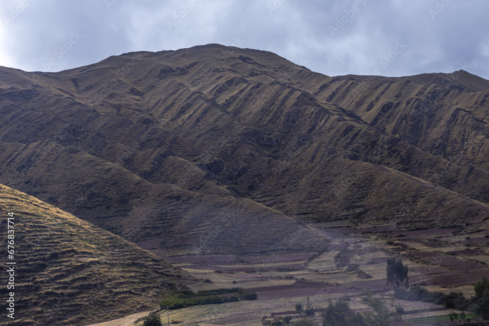 paisagem natural na cidade de Cusco, Peru