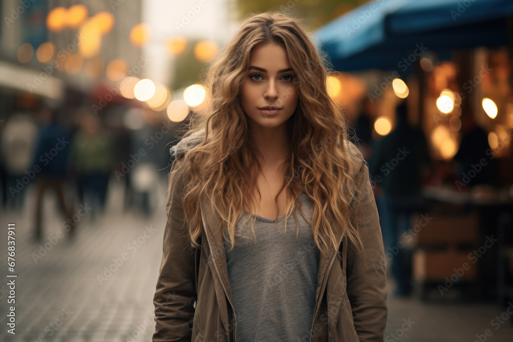 portrait of a person created with Generative AI technology portrait of a person created with Generative AI technology