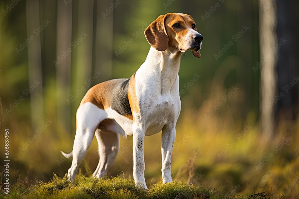 English Foxhound Dog - Portraits of AKC Approved Canine Breeds English Foxhound Dog - Portraits of AKC Approved Canine Breeds