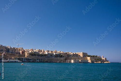 Fototapeta Naklejka Na Ścianę i Meble -  Panorama of the city of Valletta, Malta
