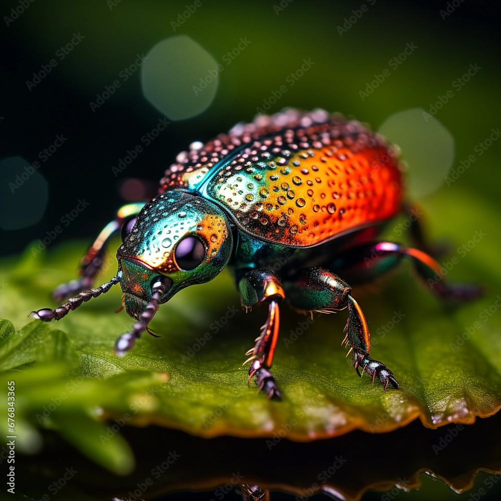 Macro bug. Close-up photo of the insect Macro bug. Close-up photo of the insect