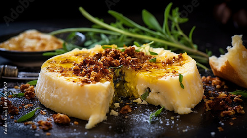 Photo of Italian dish Cheese Casu Marzu photo