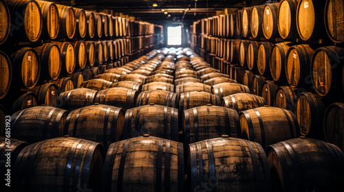 Age-Old Tradition: Whiskey, Bourbon, and Scotch Barrels in Aging Cellar