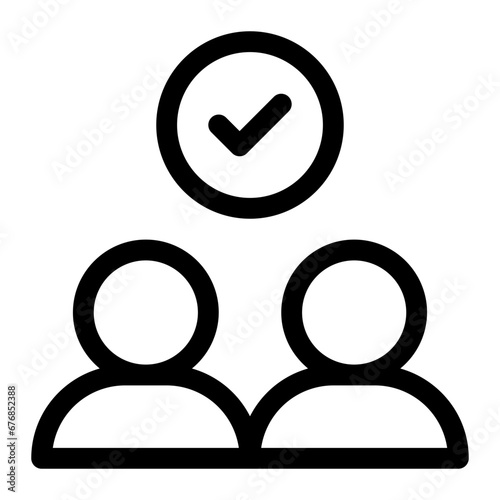 Users Group Tick