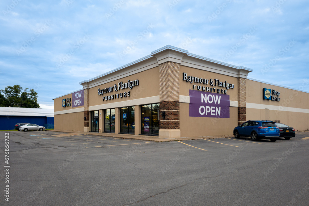 Yorkville, NY Sep 29, 2023 Raymour Flanigan, it has presence all