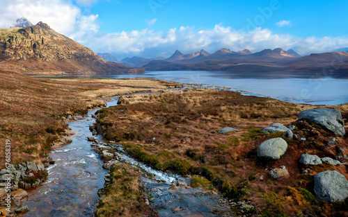 Coastal view of a sea loch on the Isle of Skye - Scotland © mrallen